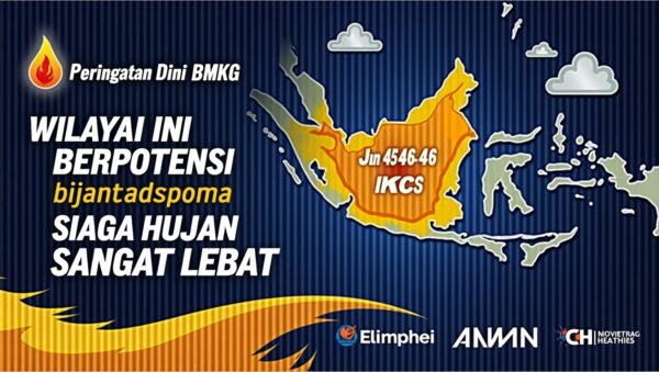 Peringatan Dini BMKG Besok 24-25 Juni 2025, Wilayah Ini Berpotensi Siaga Hujan Sangat Lebat